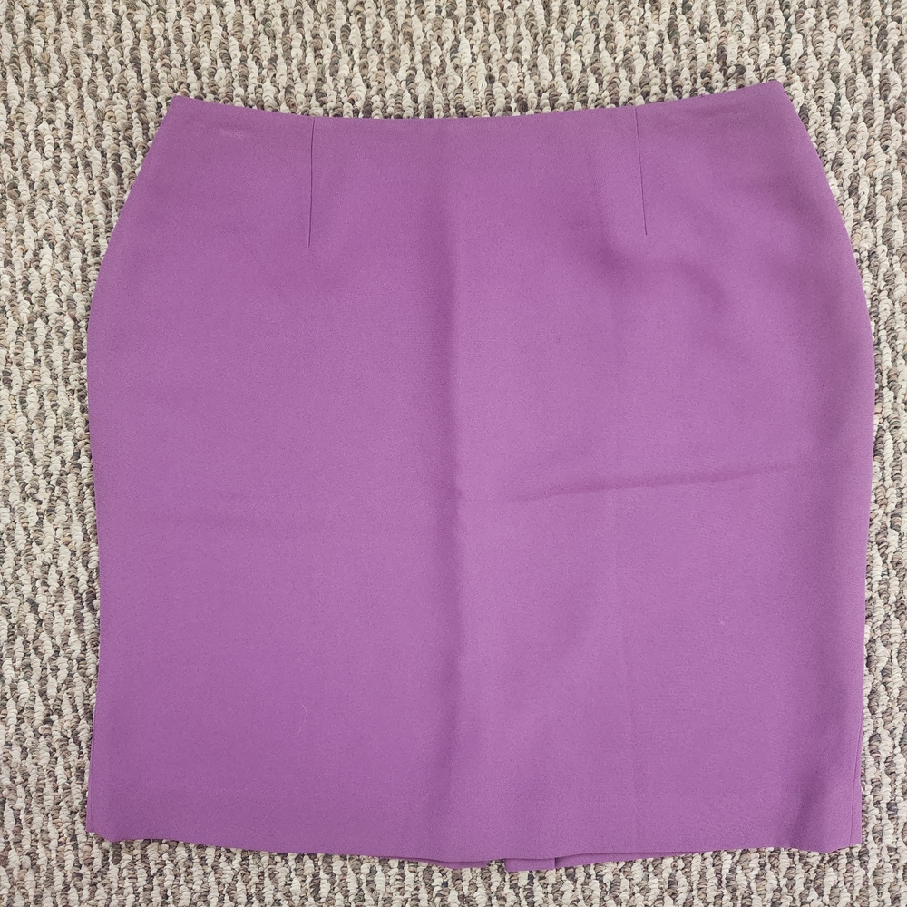 Petite Sophisticate Vibrant Purple Mini Skirt